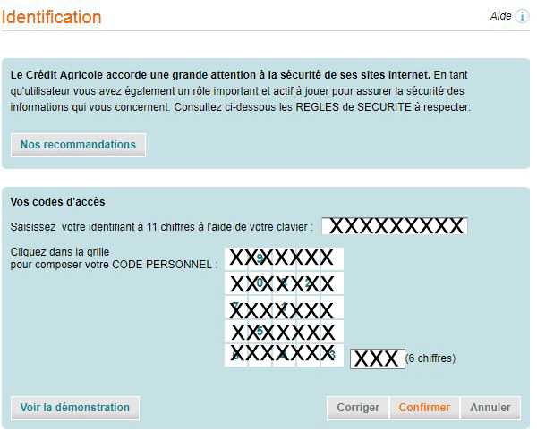 Accéder à mes comptes CA Centrest 