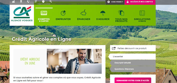 Crédit agricole alsace vosges strasbourg en ligne