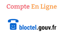 Inscription sur bloctel.gouv.fr mon compte