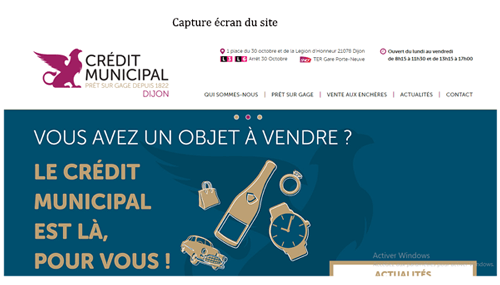 Creditmunicipal-dijon.fr accès compte