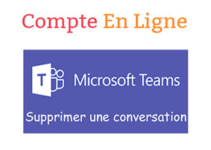 Supprimer discussion teams
