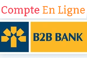 connexion à mon compte en ligne B2B Banque