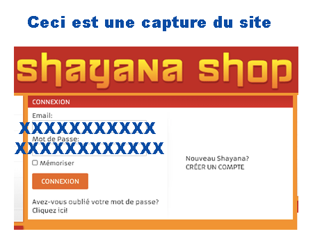 Shayana shop Authentification