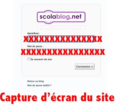 Accéder à scolablog.net