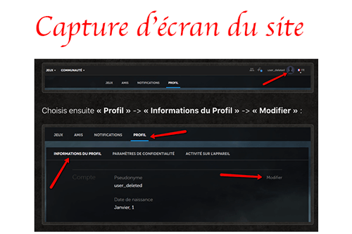 Supprimer un compte Raid Shadow Legends