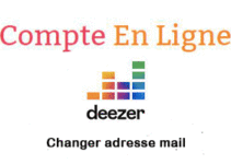 Changer mail deezer