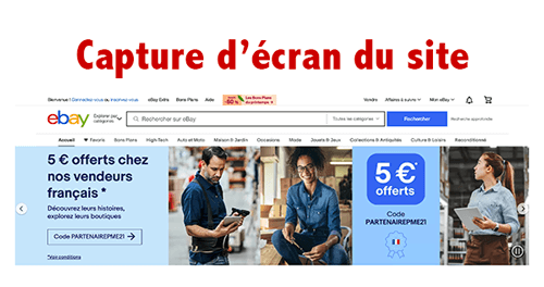 Accéder sur www.ebay.fr