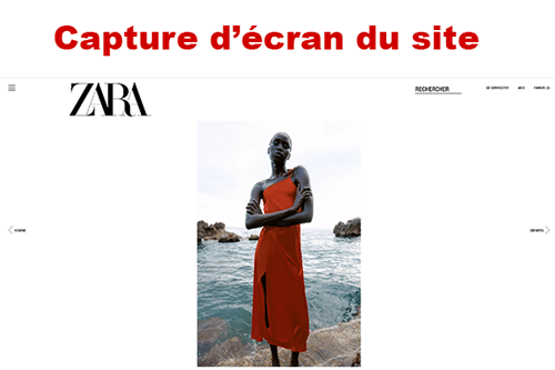 Commander sur Zara Tunisie