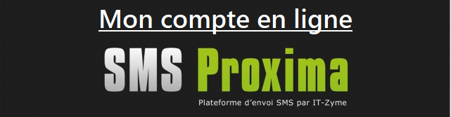 SMS Proxima mon compte en ligne