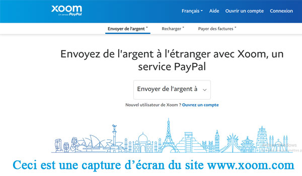 Supprimer compte Xoom