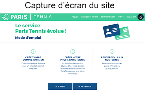 Réserver Paris Tennis