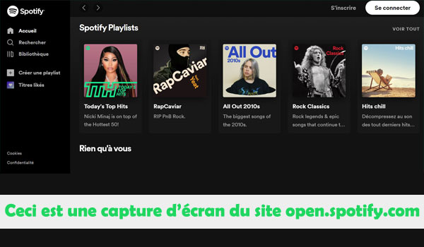 Spotify appareils connectés
