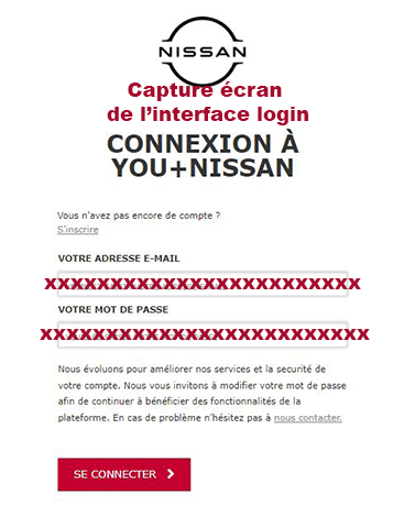 connexion compte you+nissan