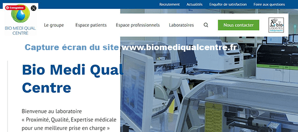 biomediqualcentre analyses en ligne
