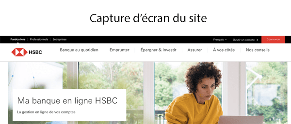 Site officiel hsbc